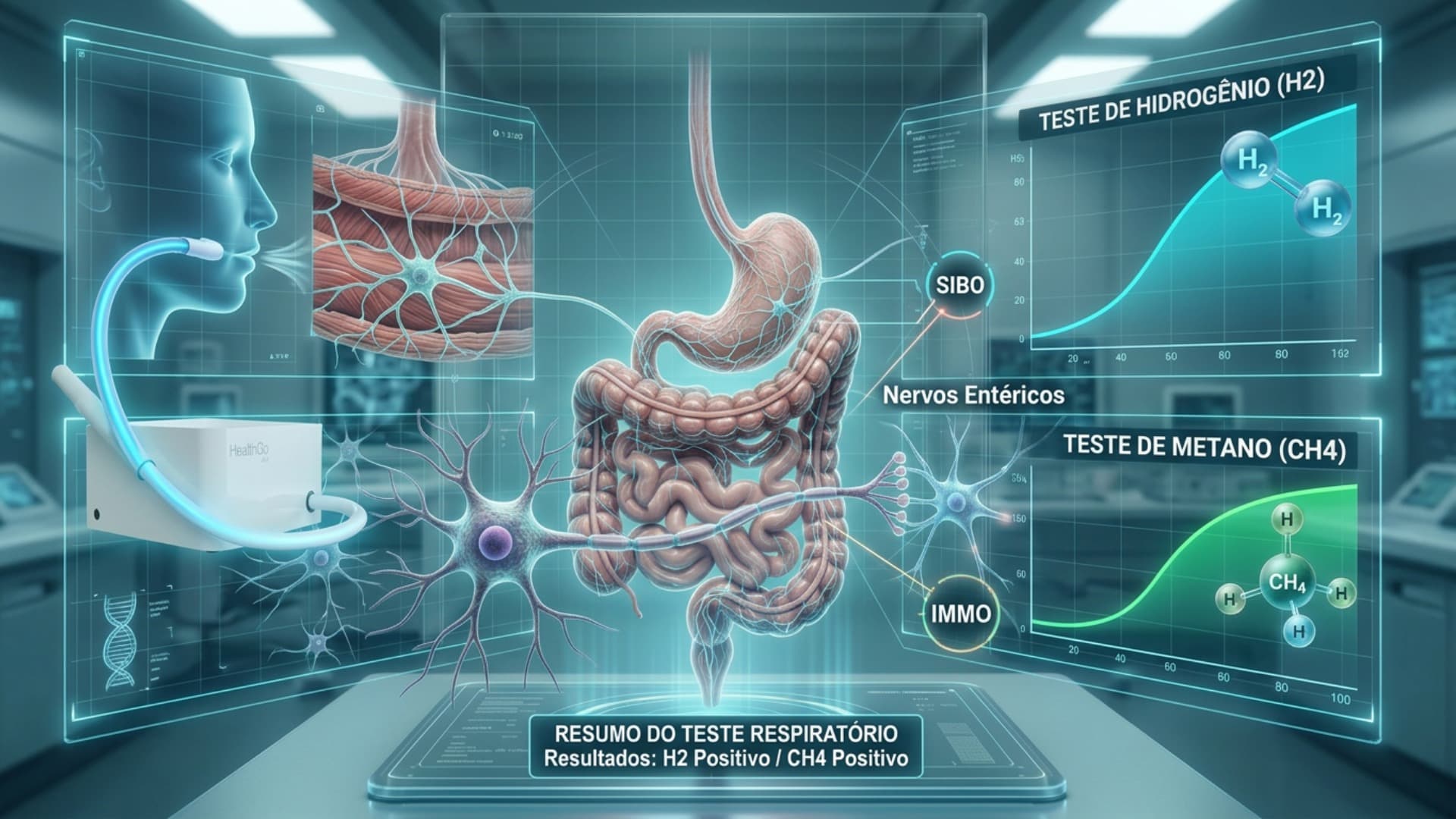 Testes Respiratórios de H₂, CH₄ e H₂S
